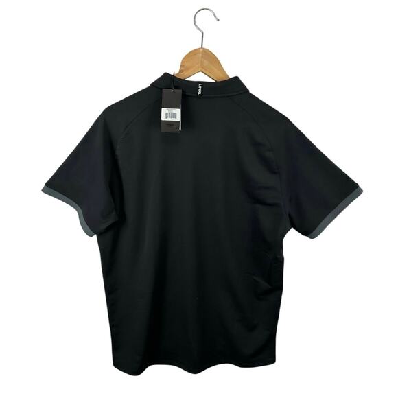 UNRL Performance Polo Shirt Black Size Large RedHawk University Logo NEW - Picture 2 of 11